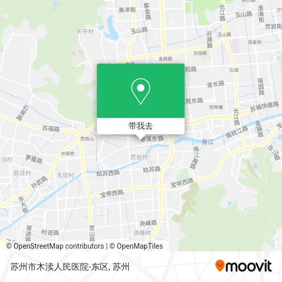 苏州市木渎人民医院-东区地图