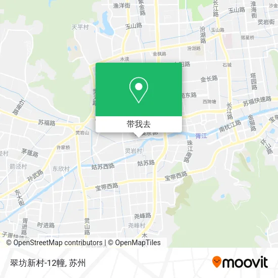 翠坊新村-12幢地图