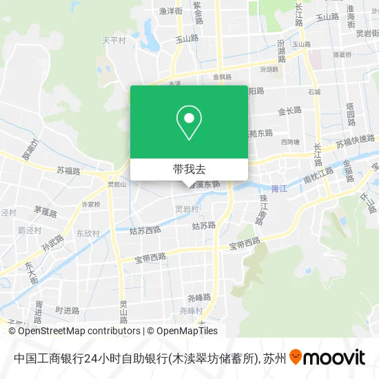 中国工商银行24小时自助银行(木渎翠坊储蓄所)地图