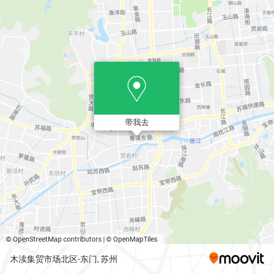 木渎集贸市场北区-东门地图