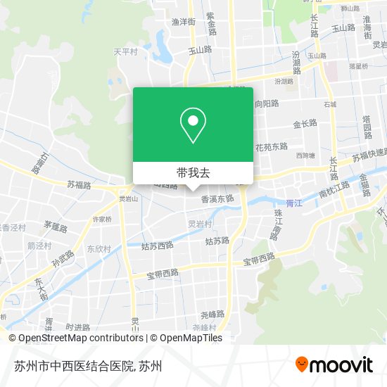 苏州市中西医结合医院地图