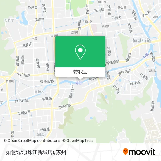 如意馄饨(珠江新城店)地图