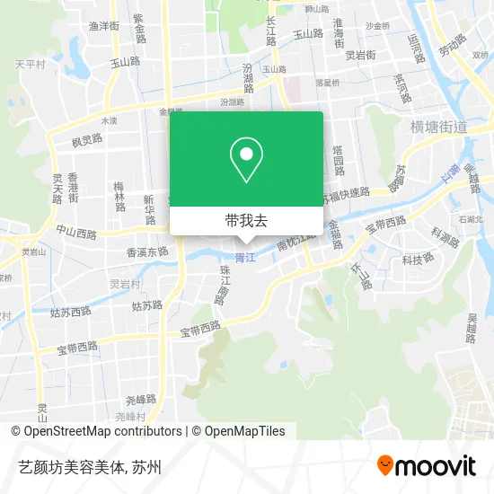 艺颜坊美容美体地图