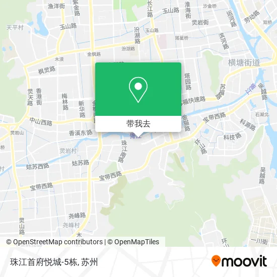 珠江首府悦城-5栋地图