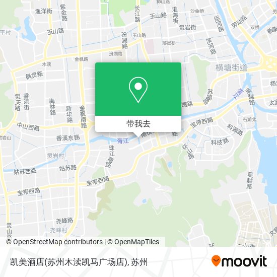 凯美酒店(苏州木渎凯马广场店)地图