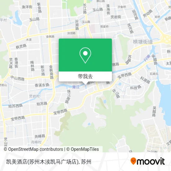凯美酒店(苏州木渎凯马广场店)地图