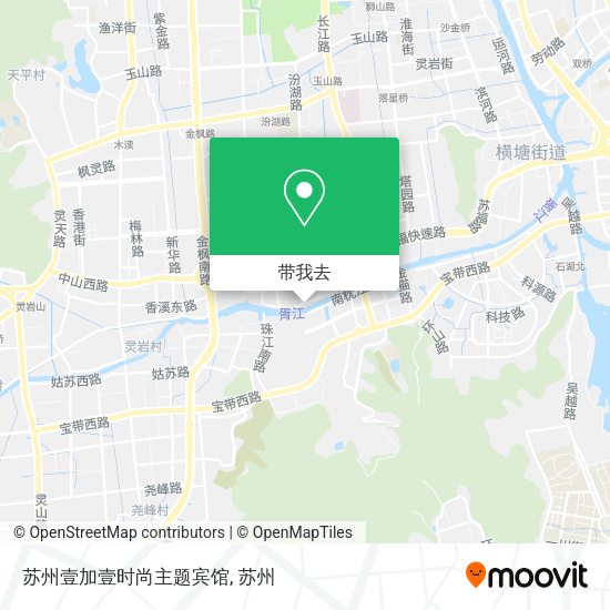 苏州壹加壹时尚主题宾馆地图