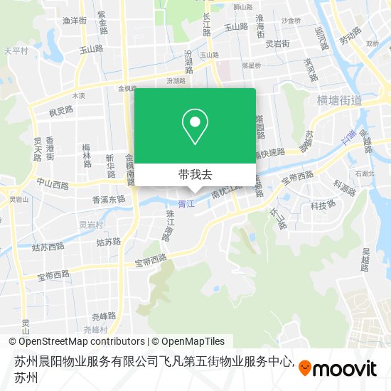 苏州晨阳物业服务有限公司飞凡第五街物业服务中心地图