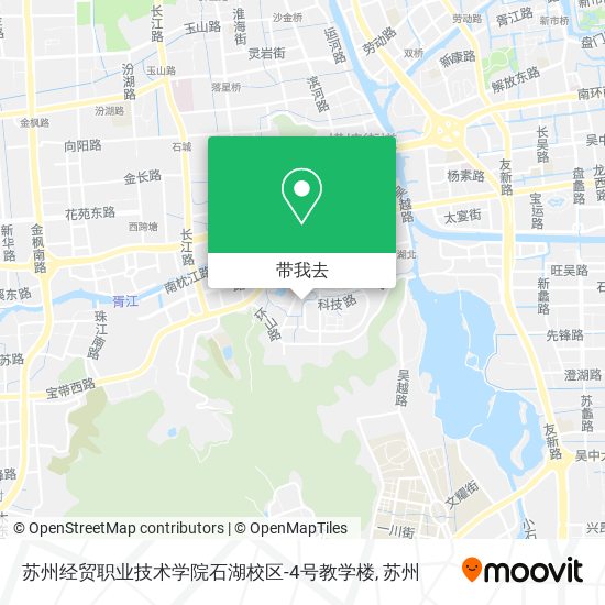 苏州经贸职业技术学院石湖校区-4号教学楼地图