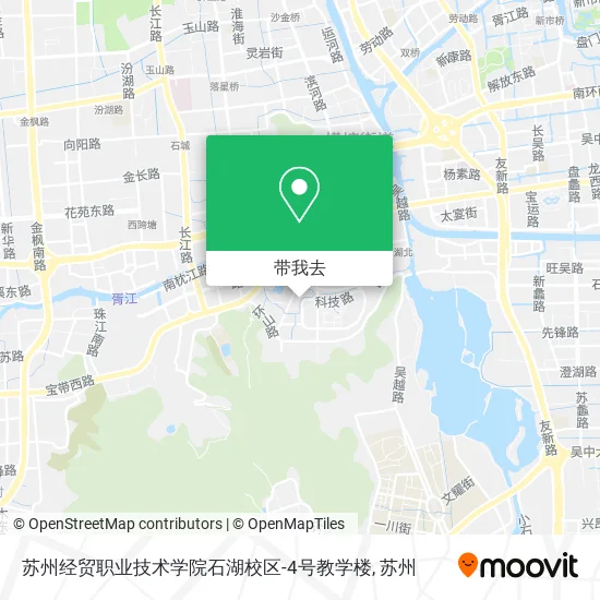 苏州经贸职业技术学院石湖校区-4号教学楼地图