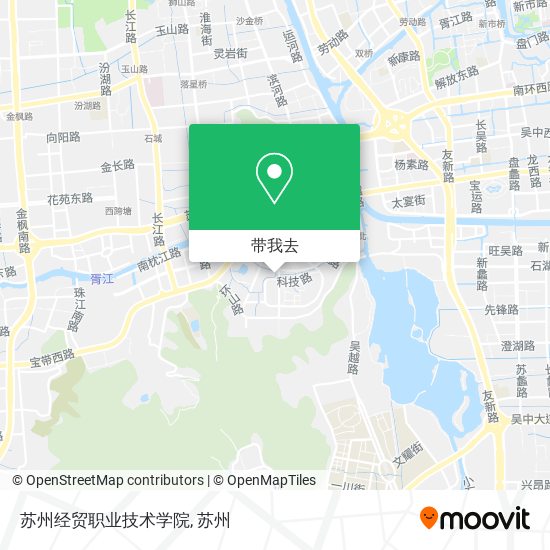 苏州经贸职业技术学院地图