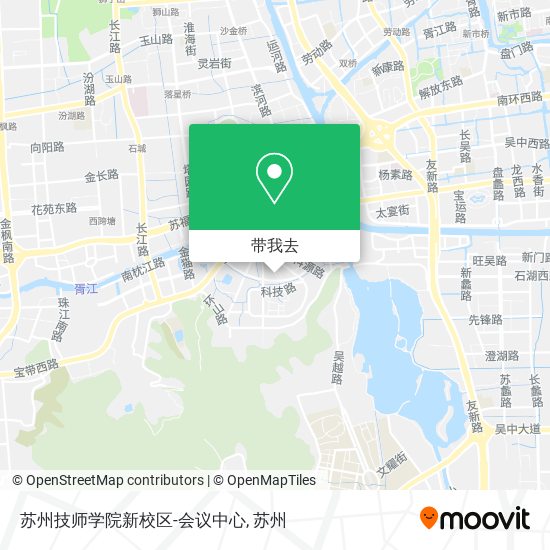 苏州技师学院新校区-会议中心地图