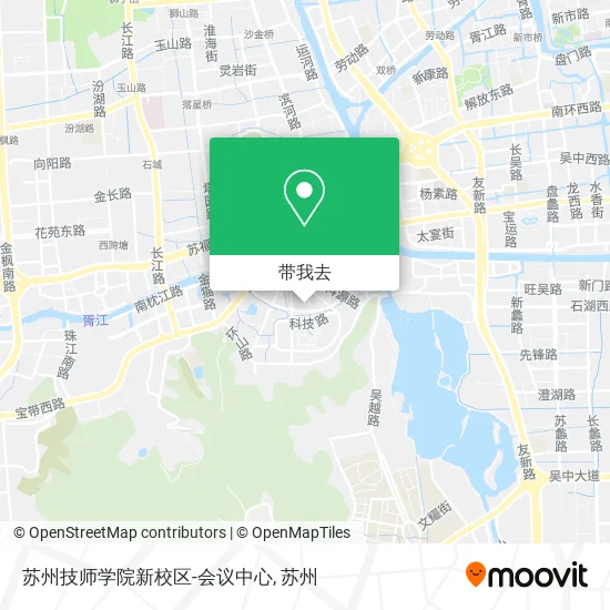 苏州技师学院新校区-会议中心地图