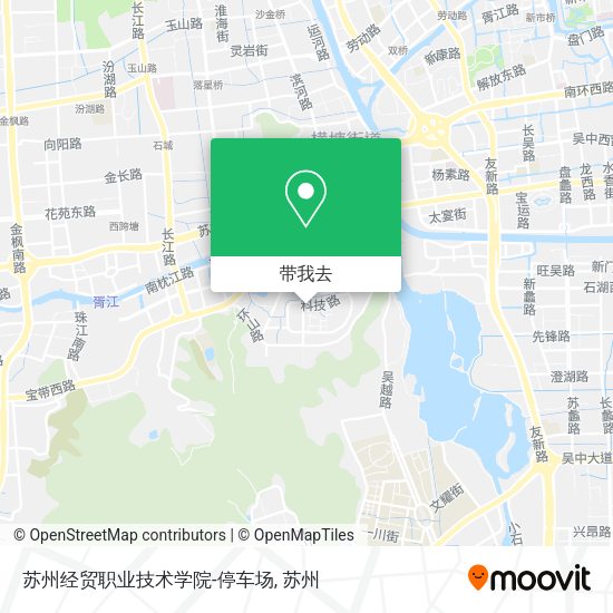 苏州经贸职业技术学院-停车场地图