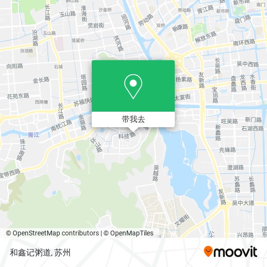 和鑫记粥道地图