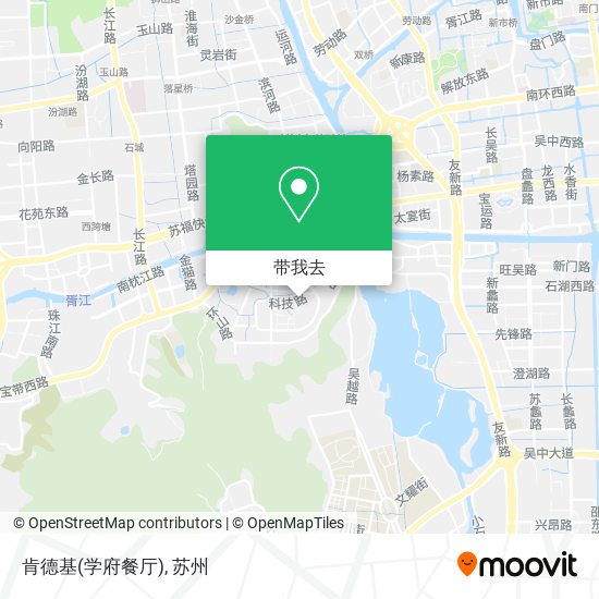 肯德基(学府餐厅)地图