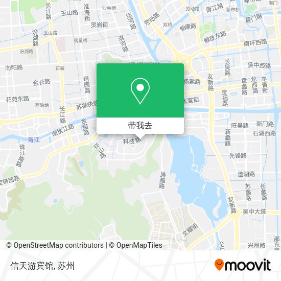 信天游宾馆地图
