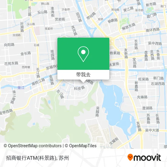 招商银行ATM(科景路)地图