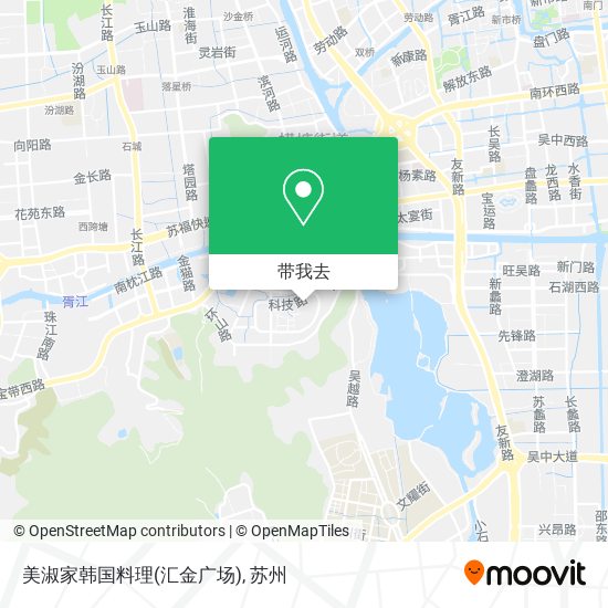 美淑家韩国料理(汇金广场)地图
