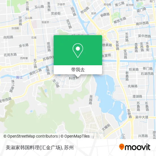 美淑家韩国料理(汇金广场)地图