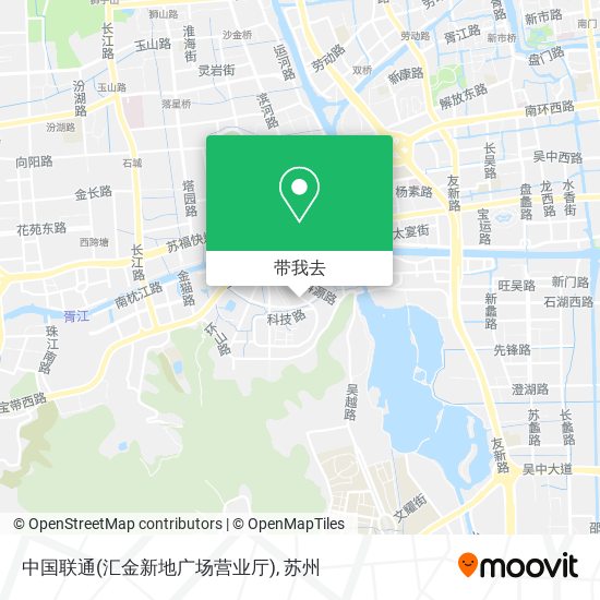 中国联通(汇金新地广场营业厅)地图