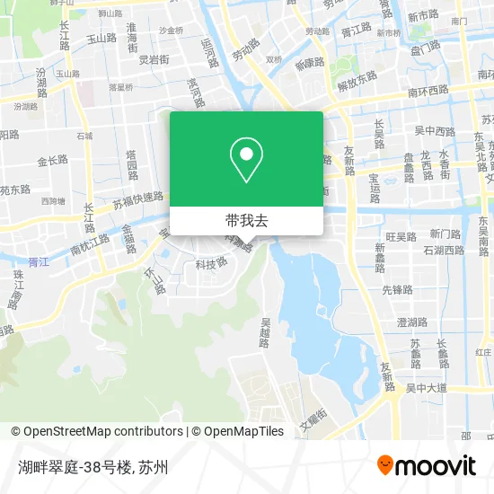 湖畔翠庭-38号楼地图