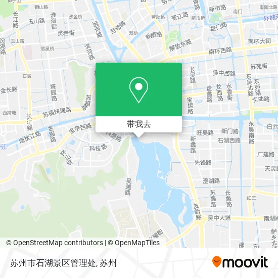 苏州市石湖景区管理处地图