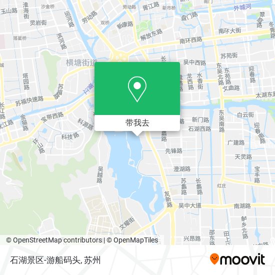 石湖景区-游船码头地图