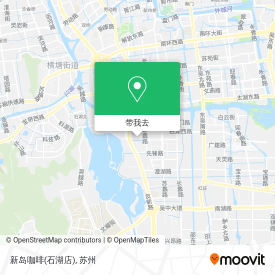 新岛咖啡(石湖店)地图