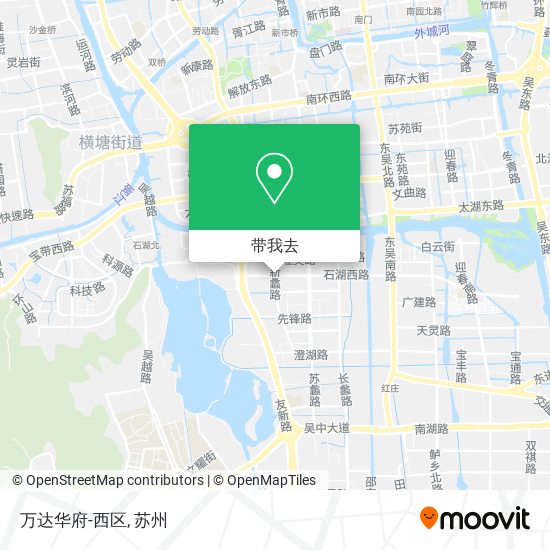 万达华府-西区地图
