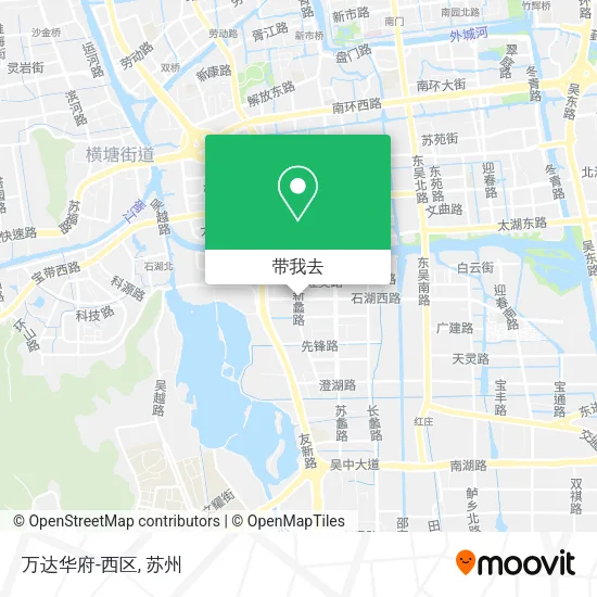 万达华府-西区地图