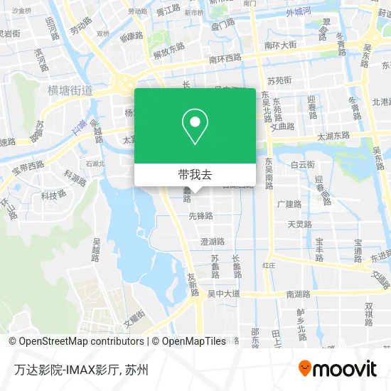 万达影院-IMAX影厅地图