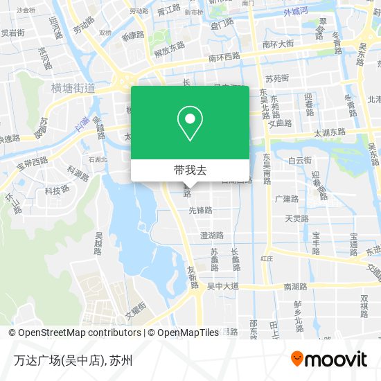 万达广场(吴中店)地图