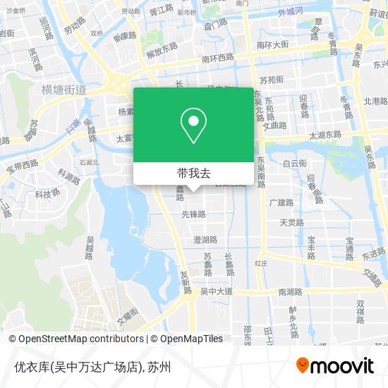 优衣库(吴中万达广场店)地图