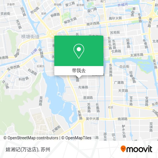 嬉湘记(万达店)地图