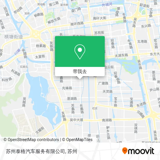 苏州泰格汽车服务有限公司地图