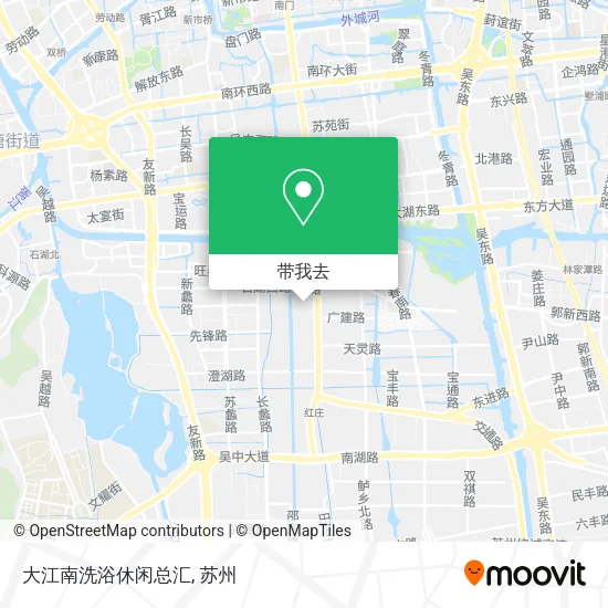 大江南洗浴休闲总汇地图