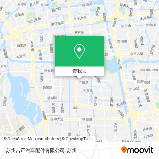 苏州吉正汽车配件有限公司地图