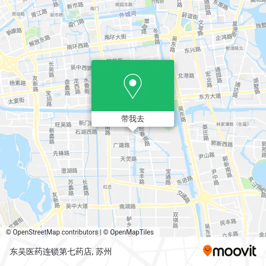 东吴医药连锁第七药店地图