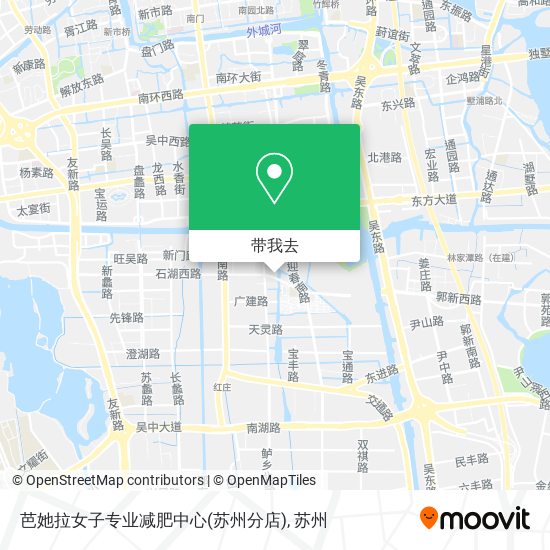 芭她拉女子专业减肥中心(苏州分店)地图