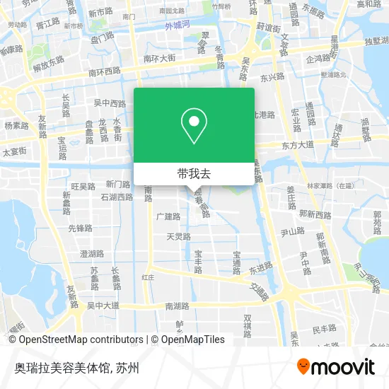奥瑞拉美容美体馆地图