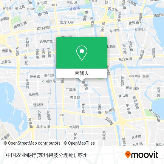 中国农业银行(苏州碧波分理处)地图