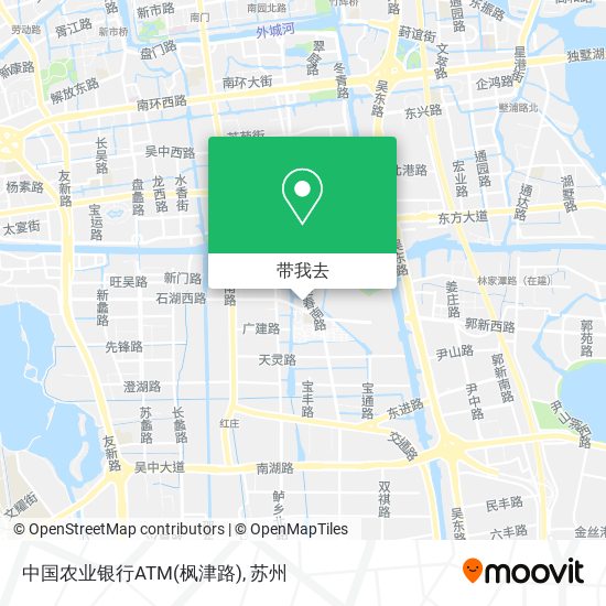 中国农业银行ATM(枫津路)地图