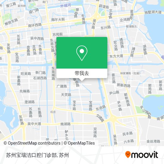 苏州宝瑞洁口腔门诊部地图