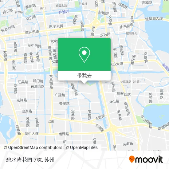 碧水湾花园-7栋地图
