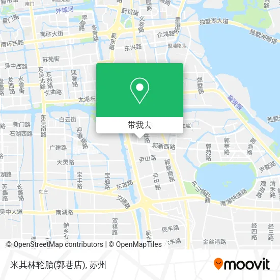 米其林轮胎(郭巷店)地图