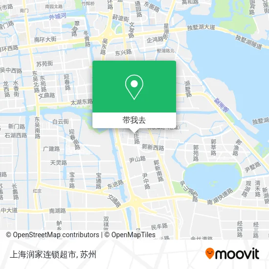 上海润家连锁超市地图
