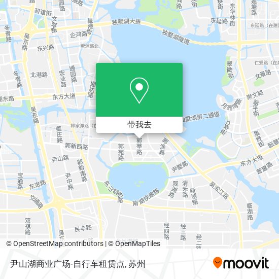 尹山湖商业广场-自行车租赁点地图