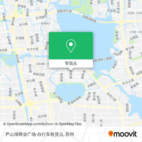 尹山湖商业广场-自行车租赁点地图