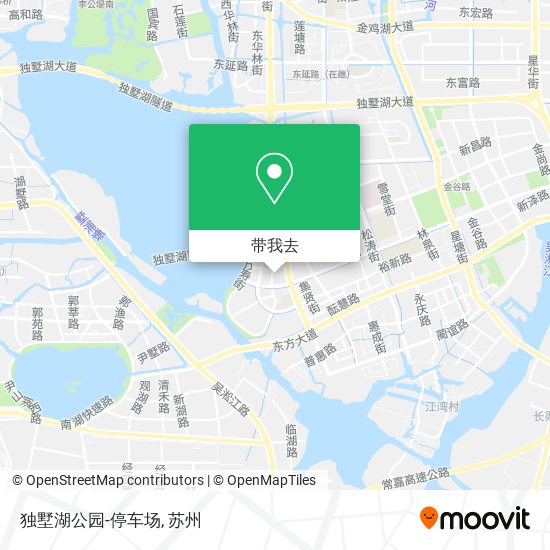 独墅湖公园-停车场地图